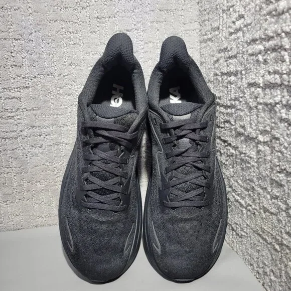 Hoka One One Clifton 10 Mens Size US 8D Triple Black Lace-Up Everyday Run Shoes m_6979dfc11986c2d164ae4079.jpeg main image 4